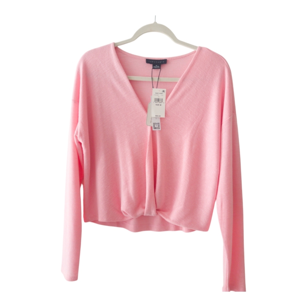 NWT Sanctuary Peach-Coral Size M Sweater